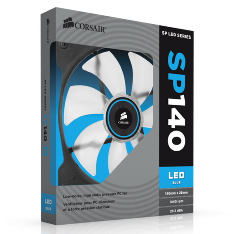 Вентилятор Air Series SP140 LED Blue High Static Pressure 140mm Fan CO-9050026-WW , RTL {10}