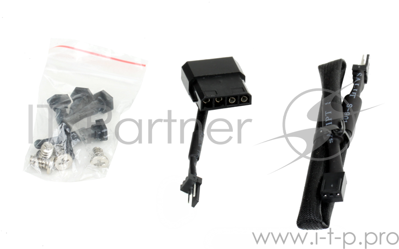 Вентилятор Aerocool Shark 14см Devil Red Edition (красная подсветка), 3+4 pin, 50 CFM, 800 RPM, 14