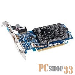 Видеокарта GIGABYTE GV-N210D3-1GI 1024МБ (GeForce 210, DDR3, D-Sub, DVI, HDMI) (PCI-E)