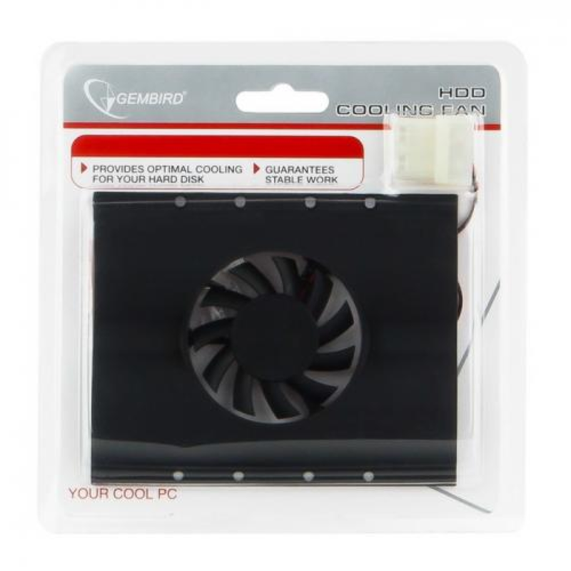 Система охлаждения жесткого диска Gembird HD-A2 1 вент., подшипник