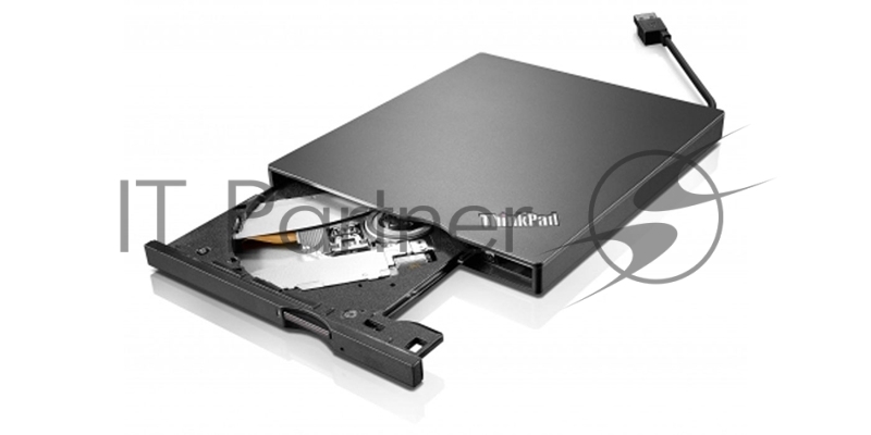 Привод DVD-RW Lenovo UltraSlim USB DVD Burner черный USB ultra slim внешний