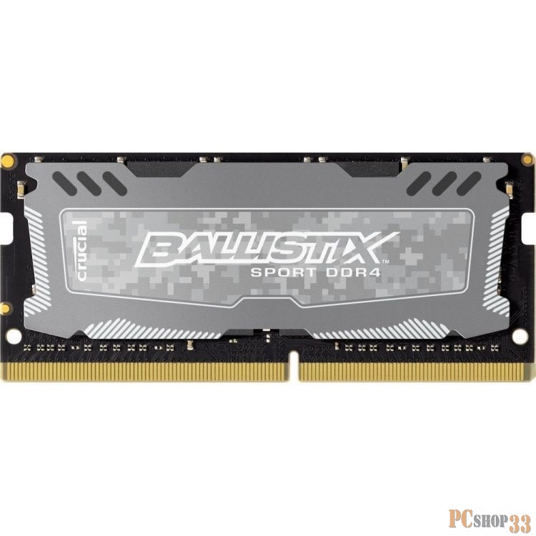 Память SO-DIMM DDR4 CRUCIAL 8Gb 2400Mhz Ballistix Sport LT (BLS8G4S240FSDK)