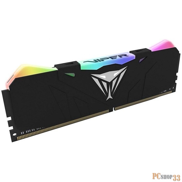Память DDR4 PATRIOT 16Gb 2x8GB (pc-21300) 2666MHz Patriot Viper4 Black CL15 LED RGB PVR416G266C5K
