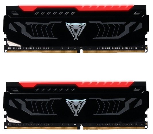 Память DDR4 PATRIOT 16Gb 2400MHz Viper LED (PVLR416G240C4K) (2x8Gb KIT)