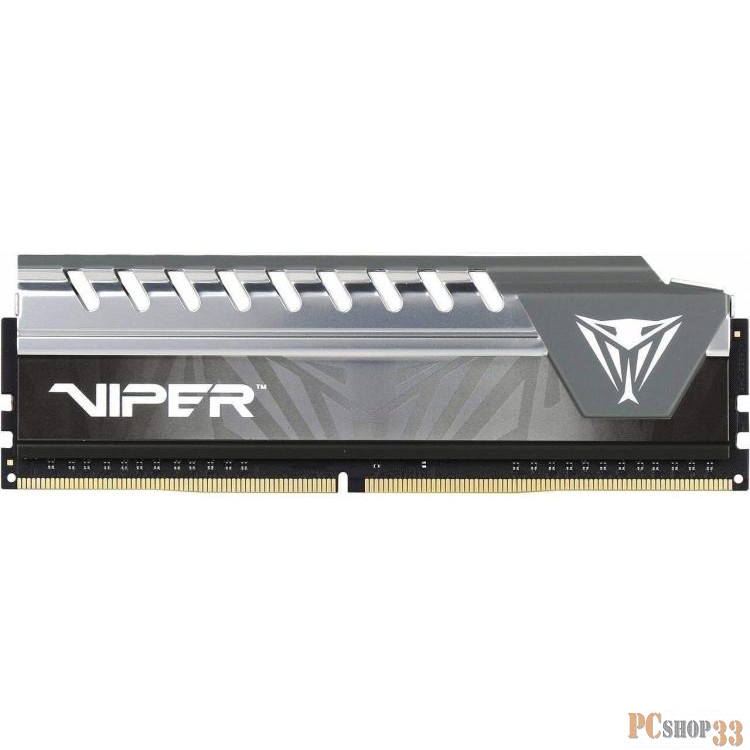 Память DDR4 PATRIOT 16Gb (pc-19200) 2400MHz Elite Grey Viper Logo CL16 PVE416G240C6GY