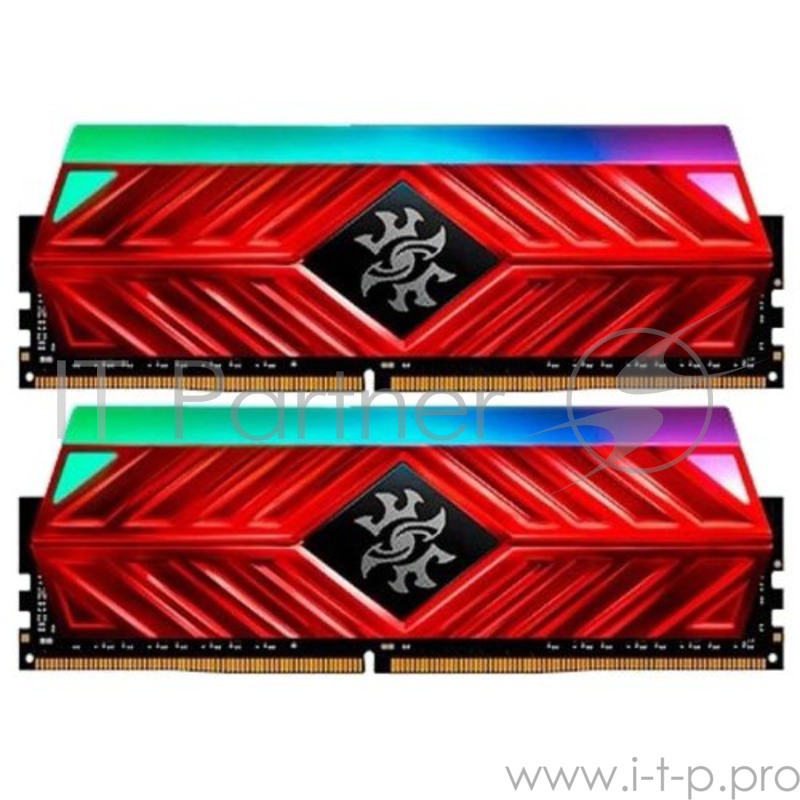 Память DDR4 ADATA 32GB 2666 DIMM XPG D41 Red Gaming Memory AX4U2666316G16-DR41 Non-ECC, CL16, 1.2V, RGB, XP