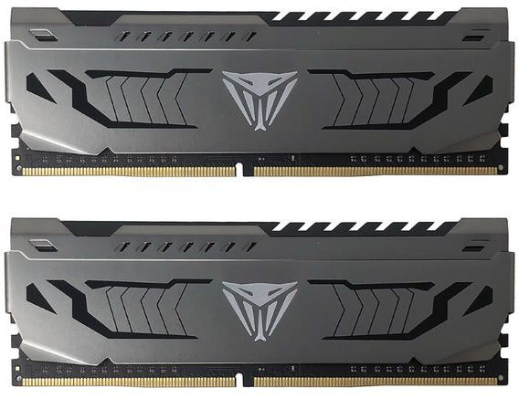 Память DDR4 16Gb 2x8GB (pc-33000) 4133MHz Patriot Viper Steel CL19 1Gx8 SR Samsing chips PVS416G413C