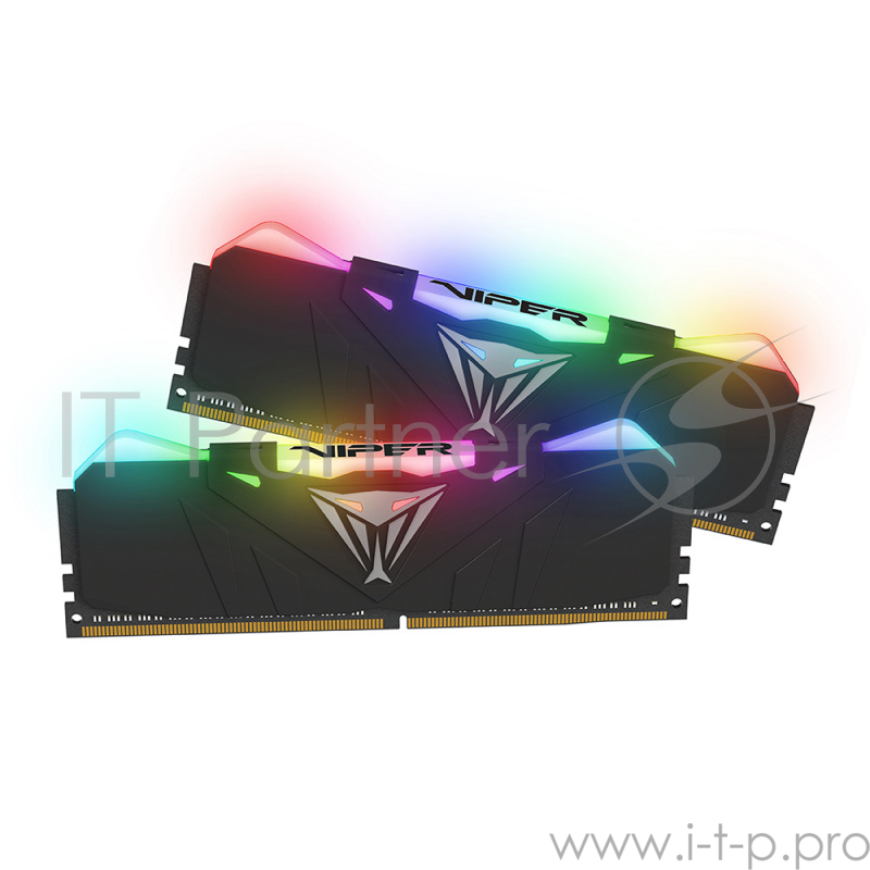 Память DDR4 16Gb 2x8GB (pc-33000) 4133MHz Patriot Viper4 Black CL19 LED RGB PVR416G413C9K