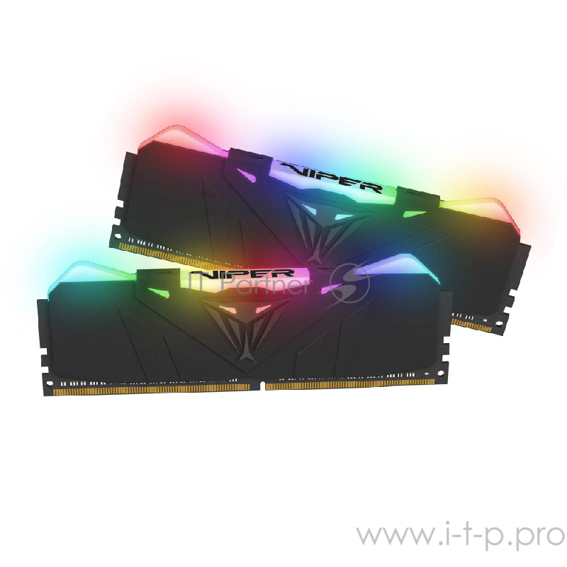 Память DDR4 16Gb 2x8GB (pc-33000) 4133MHz Patriot Viper4 Black CL19 LED RGB PVR416G413C9K
