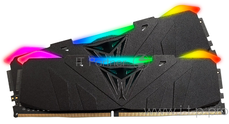 Память DDR4 16Gb 2x8GB (pc-33000) 4133MHz Patriot Viper4 Black CL19 LED RGB PVR416G413C9K