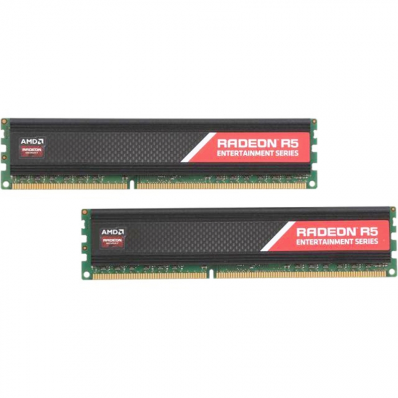 Память DDR3 AMD 2x8Gb 1600MHz Entertainment Series Black R5316G1609U2K Non-ECC, CL9, Kit, Rtl