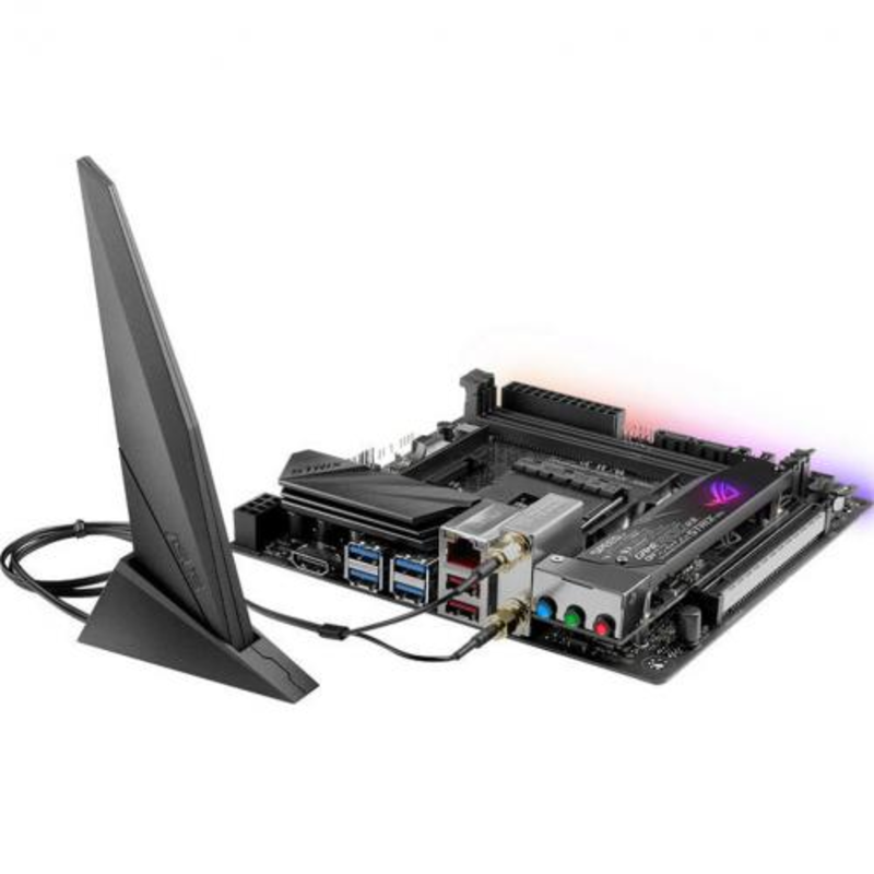 Мат. плата ASUS ROG STRIX X470-I GAMING AM4, AMD X470, 2xDDR4, PCI-Ex16, SATA III+RAID, M.2, GB Lan