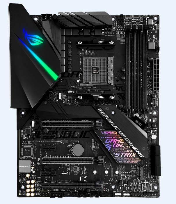 ASUS ROG STRIX X470-F GAMING , Socket AM4, X470, 4*DDR4, SLI+CrossFireX, HDMI+DP, SATA3 + RAID, Audi