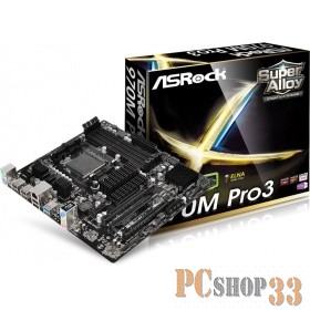 Материнская плата Asrock 970M Pro3 Soc-AM3+ AMD 970 4xDDR3 mATX AC`97 8ch(7.1) GbLAN RAID RAID1 RAID