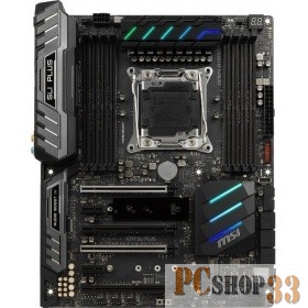Материнская плата MSI X299 SLI PLUS Socket 2066, Intel X299, 8xDDR-4, 7.1CH, 2x1000 Мбит/с, USB3.1, USB 3.1 Type-C, ATX, Retail