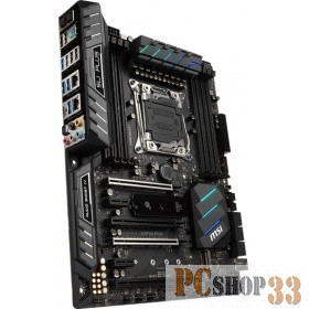 Материнская плата MSI X299 SLI PLUS Socket 2066, Intel X299, 8xDDR-4, 7.1CH, 2x1000 Мбит/с, USB3.1, USB 3.1 Type-C, ATX, Retail