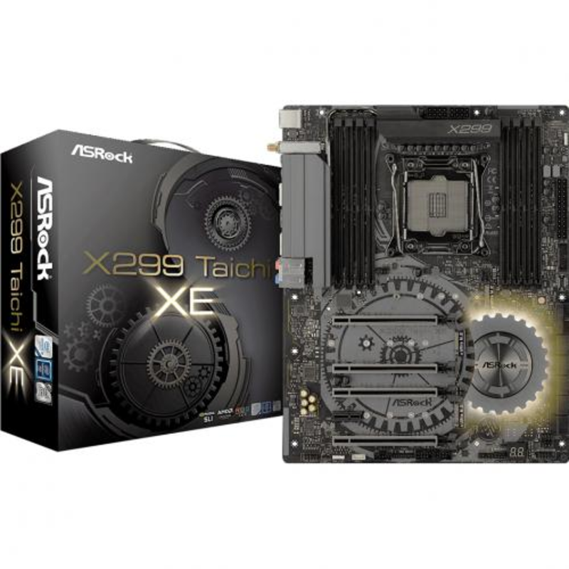 Материнская плата ASRock X299 Taichi XE Socket 2066, Intel X299, 8xDDR-4, 7.1CH, 2x1000 Мбит/с, Wi-Fi, Bluetooth, USB3.1, USB 3.1 Type-C, ATX, Retail