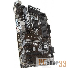 Материнская плата MSI B360-A PRO Socket 1151v2, Intel B360, 4xDDR-4, 7.1CH, 1000 Мбит/с, USB3.1, USB 3.1 Type-C, DVI, DisplayPort, ATX, Retail