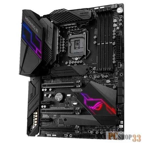 Материнская плата Asus ROG MAXIMUS XI HERO Soc-1151v2 Intel Z390 4xDDR4 ATX AC`97 8ch(7.1) GbLAN RAI