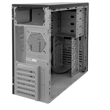 Корпус Inwin EC022BL (Midi Tower, ATX, 450W RB-S450T70, USB+Audio, черный) (6101059)