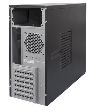 Корпус Inwin EC022BL (Midi Tower, ATX, 450W RB-S450T70, USB+Audio, черный) (6101059)