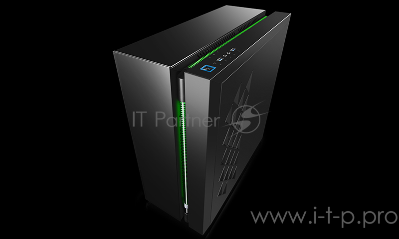 Корпус Deepcool ARK 90MC без БП, большое боковое окно, черный, установлена 280 система водяного