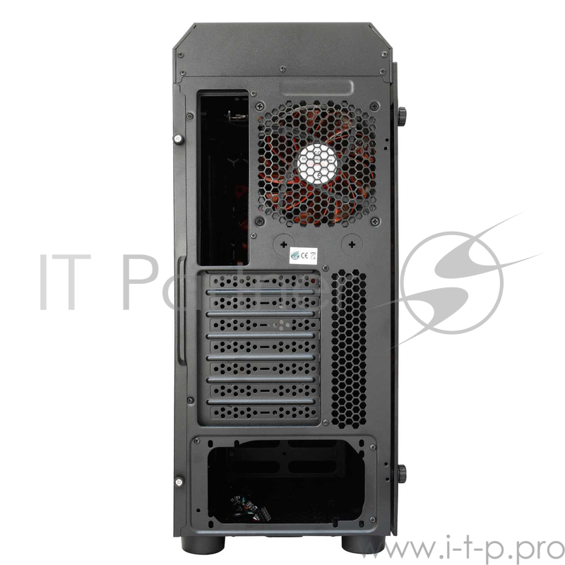 Корпус CHIEFTEC SCORPION II GL-02B-OP без БП, боковое окно и передняя панель из закаленного стекла,