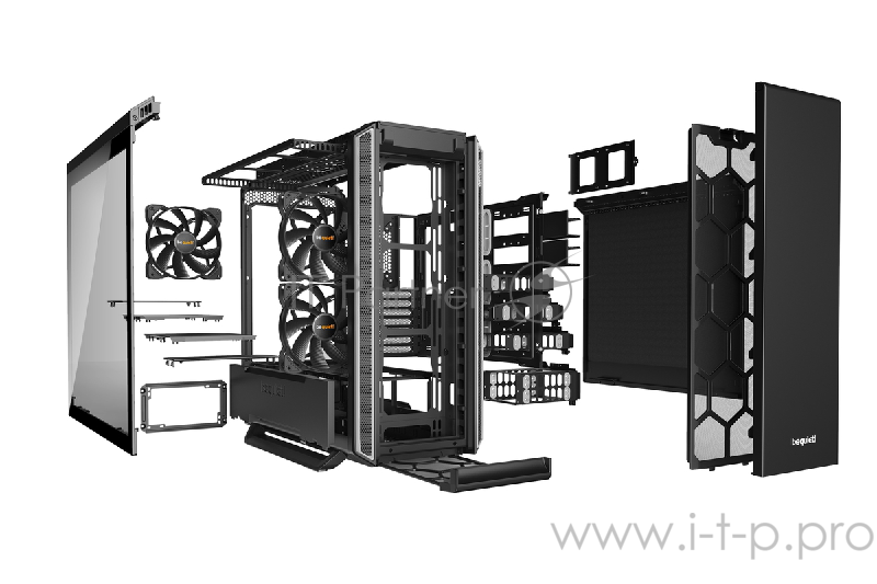 Корпус be quiet! SILENT BASE 801 Silver / midi-tower / side window / BGW30