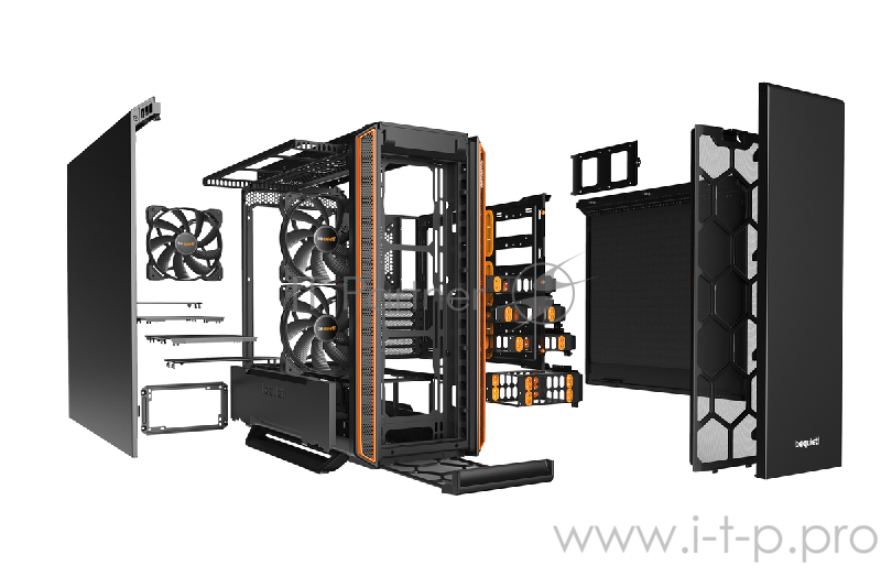 Корпус be quiet! SILENT BASE 801 Orange / midi-tower / BG028