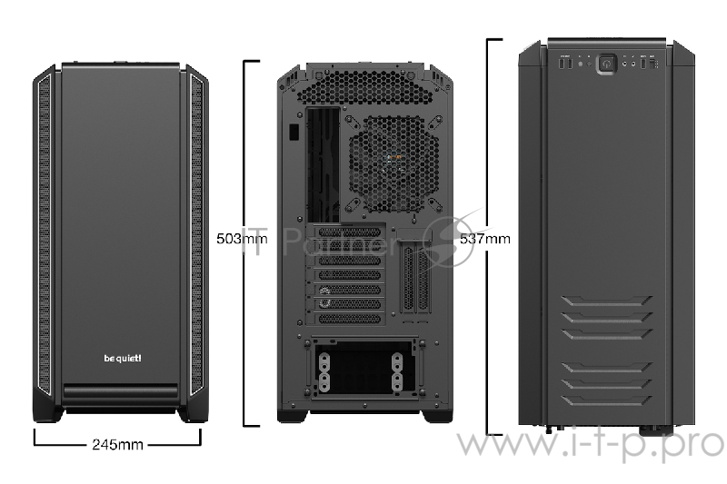 Корпус BE QUIET! SILENT BASE 601 Silver / midi-tower / BG027