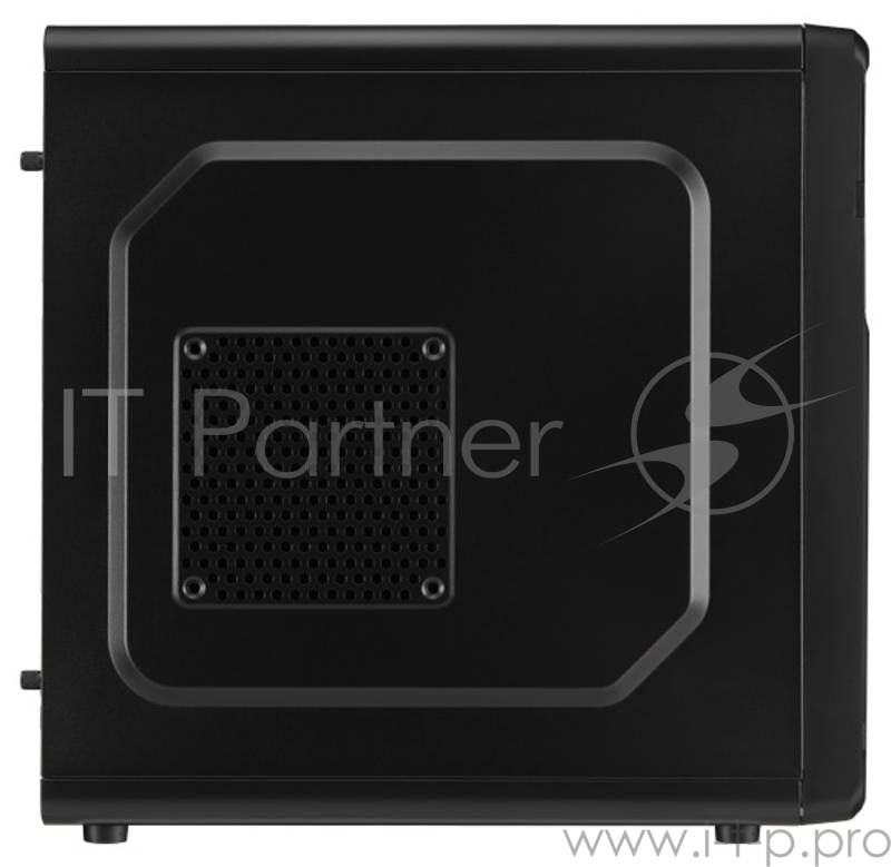 Корпус Aerocool Qs-180 черный без БП mATX 1x80mm 2xUSB2.0 1xUSB3.0 audio