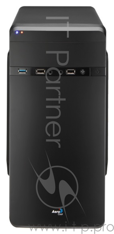 Корпус Aerocool Qs-180 черный без БП mATX 1x80mm 2xUSB2.0 1xUSB3.0 audio