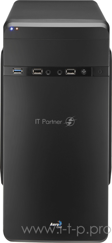 Корпус Aerocool Qs-180 черный без БП mATX 1x80mm 2xUSB2.0 1xUSB3.0 audio