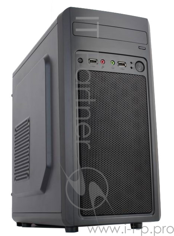 Корпус Accord M-02B черный без БП mATX 1x80mm 2x120mm 2xUSB2.0 audio