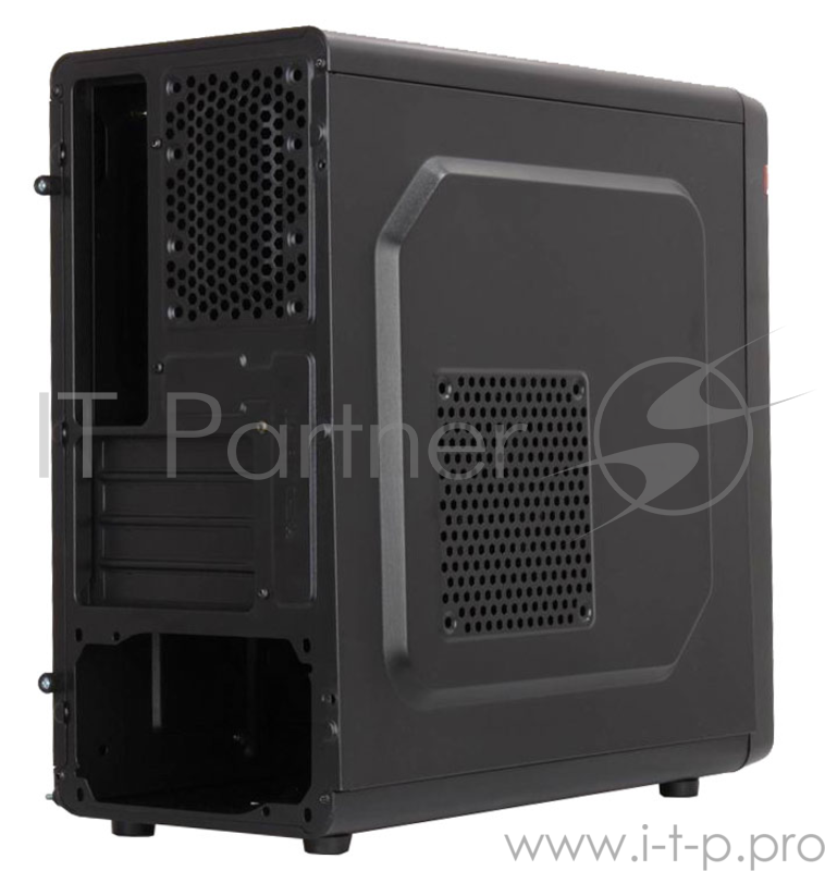 Корпус Accord M-02B черный без БП mATX 1x80mm 2x120mm 2xUSB2.0 audio