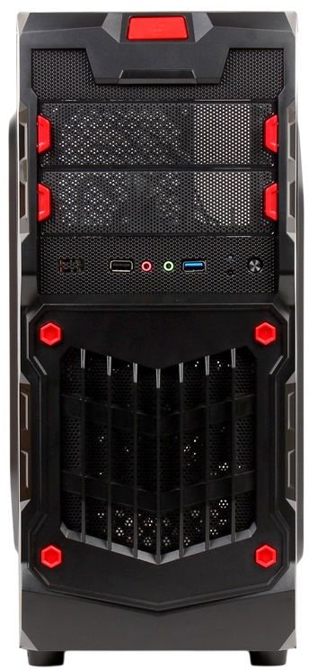 Корпус 3Cott 1818 Black Window ATX, mATX, Midi-Tower, без БП, USB 2.0, USB 3.0