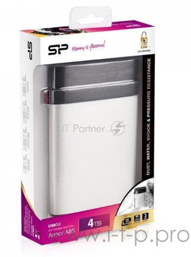 Жесткий диск Silicon Power USB 3.0 4Tb SP040TBPHDA85S3S A85 Armor 2.5 синий