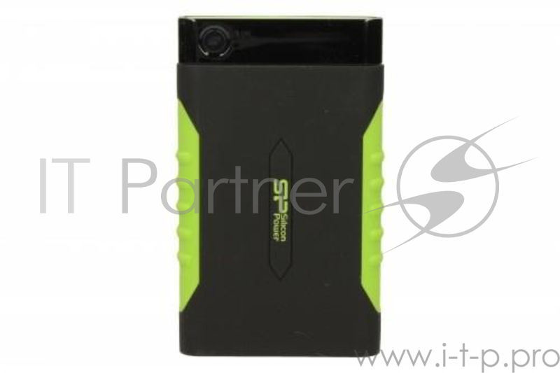 Жесткий диск Silicon Power USB 3.0 2Tb SP020TBPHDA15S3K A15 Armor 2.5 черный/зеленый
