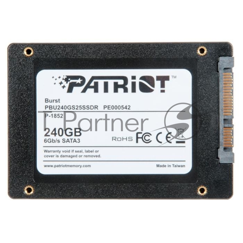 Твердотельный накопитель SSD 2.5 240GB Patriot BURST SATA3 PBU240GS25SSDR