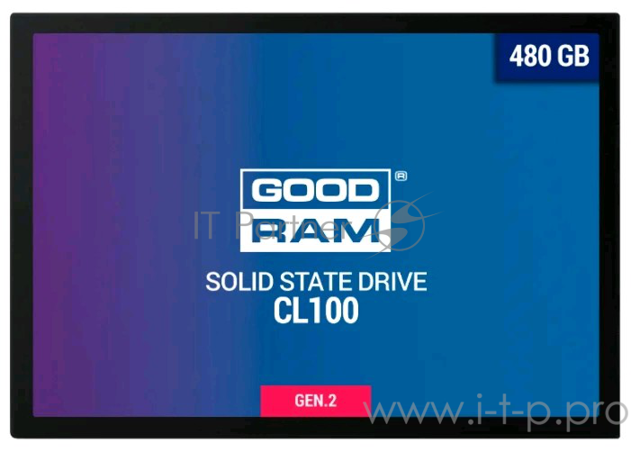 Накопитель SSD Goodram 2,5 SATA-III CL100 Gen.2 480GB SSDPR-CL100-480-G2 7mm TLC