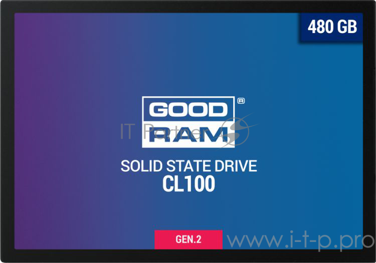 Накопитель SSD Goodram 2,5 SATA-III CL100 Gen.2 480GB SSDPR-CL100-480-G2 7mm TLC
