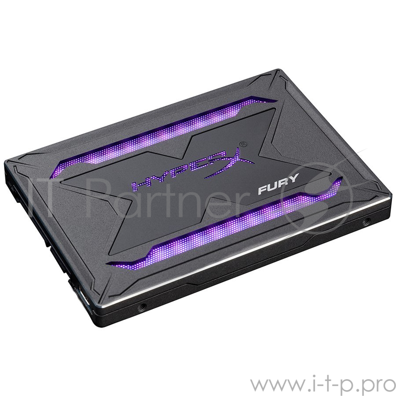 SSD 2.5 Kingston 480Gb HyperX Fury RGB SHFR200B/480G Upgrade Bundle (SATA3, up to 540/480Mbs, 3D