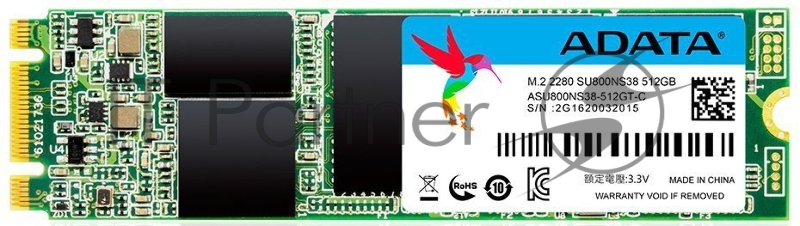 Твердотельный накопитель 512Gb SSD A-DATA Ultimate SU800 (ASU800NS38-512GT-C)