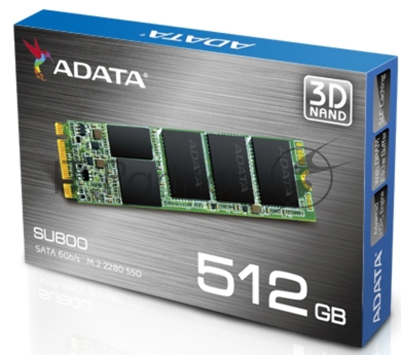 Твердотельный накопитель 512Gb SSD A-DATA Ultimate SU800 (ASU800NS38-512GT-C)