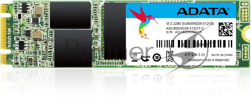 Твердотельный накопитель 512Gb SSD A-DATA Ultimate SU800 (ASU800NS38-512GT-C)