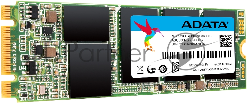 Твердотельный накопитель 1Tb SSD A-DATA Ultimate SU800 (ASU800NS38-1TT-C)