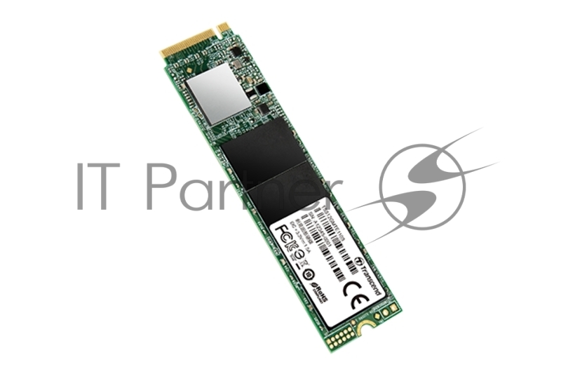 Твердотельный диск 128GB Transcend MTE110S, 3D TLC NAND, M.2 2280,PCIe Gen3x4, DRAM-less