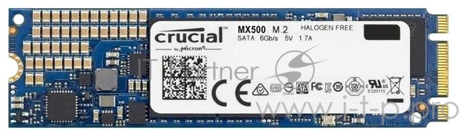 Накопитель SSD Crucial SATA III 1000Gb CT1000MX500SSD4N MX500 M.2 2280