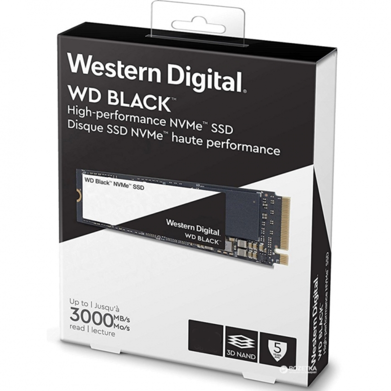 Накопитель SSD WD Original PCI-E 1Tb WDS100T2X0C Black M.2 2280