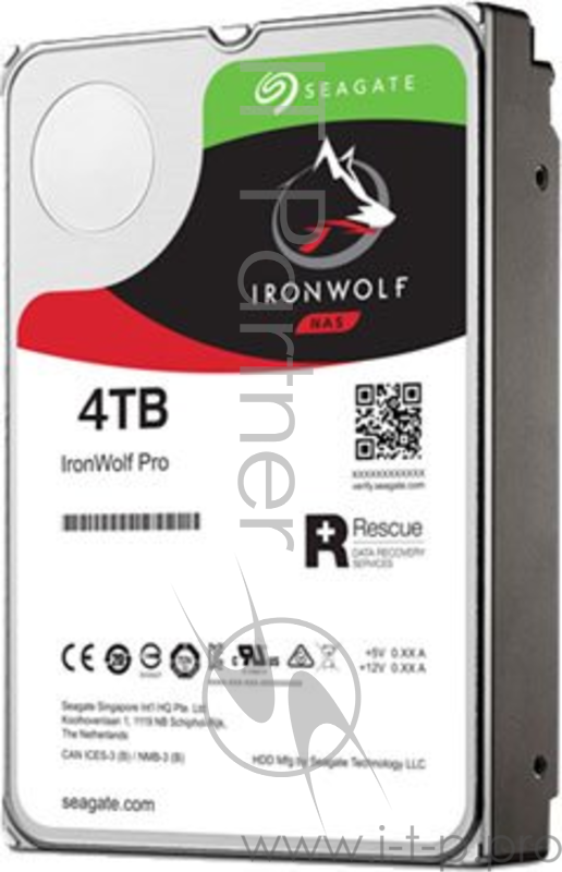 Жесткий диск Seagate Original SATA-III 4Tb ST4000NE0025 Ironwolf Pro (7200rpm) 256Mb 3.5